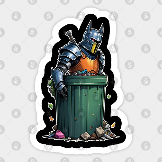 Garbage Knight 4 Sticker by Grave Digs